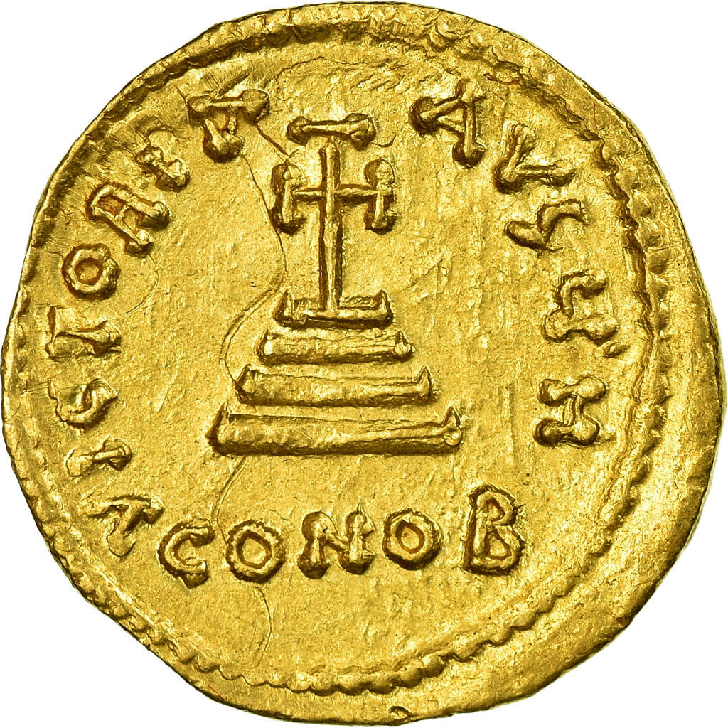 Heraclius, Solidus, 610-641 AD, Constantinople, Gold, Sear:743