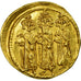 Coin, Heraclius, Constantine, Solidus, 637-638, Constantinople, AU(55-58), Gold