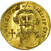 Coin, Constans II, Solidus, Constantinople, AU(55-58), Gold, Sear:956