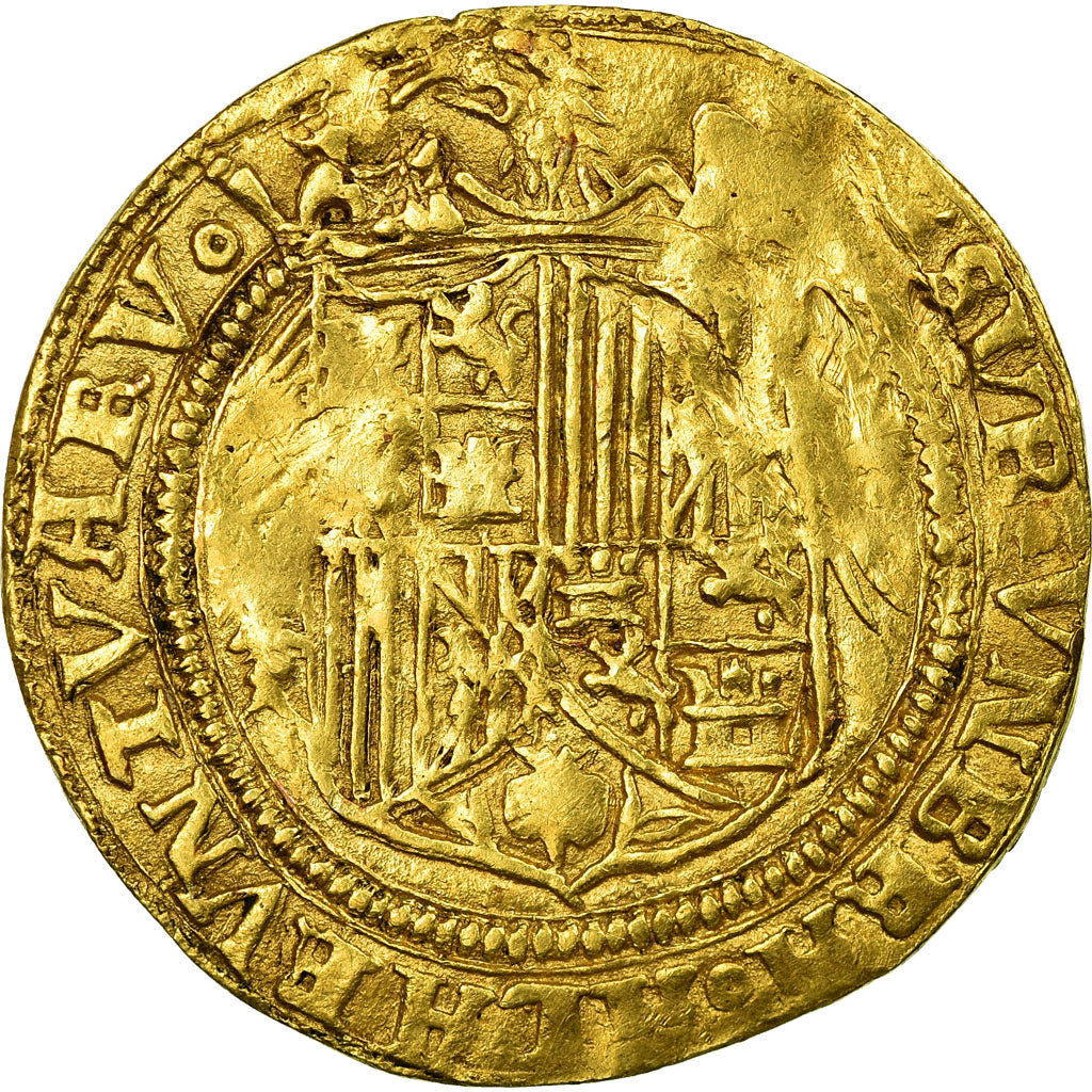 Moeda, Espanha, Andalousie, Ferdinand V and Isabel Ist, Double Excellentes