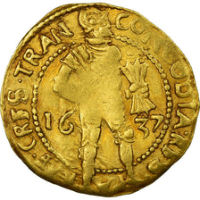 Coin, Netherlands, OVERYSSEL, Ducat, 1637, VF(30-35), Gold, KM:7