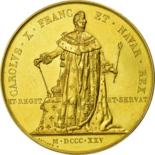 France, Medal, Charles X, 1825, Gayrard, MS(63), Gold