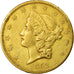 Moneta, USA, Liberty Head, $20, Double Eagle, 1852, U.S. Mint, New Orleans