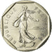 Coin, France, Semeuse, 2 Francs, 1991, Medal alignment, MS(63), Nickel