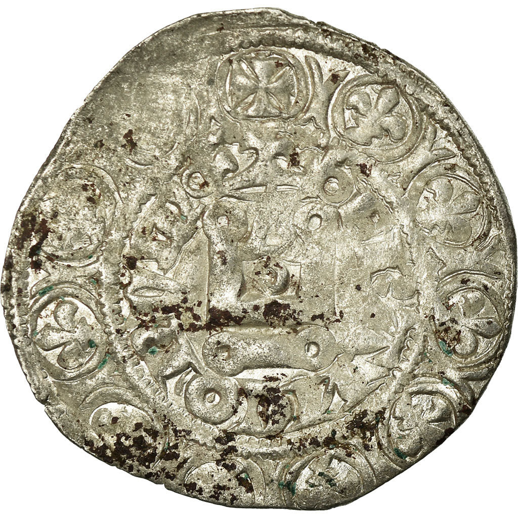 Coin, France, Philippe VI, Gros à la Couronne, EF(40-45), Silver, Duplessy:262