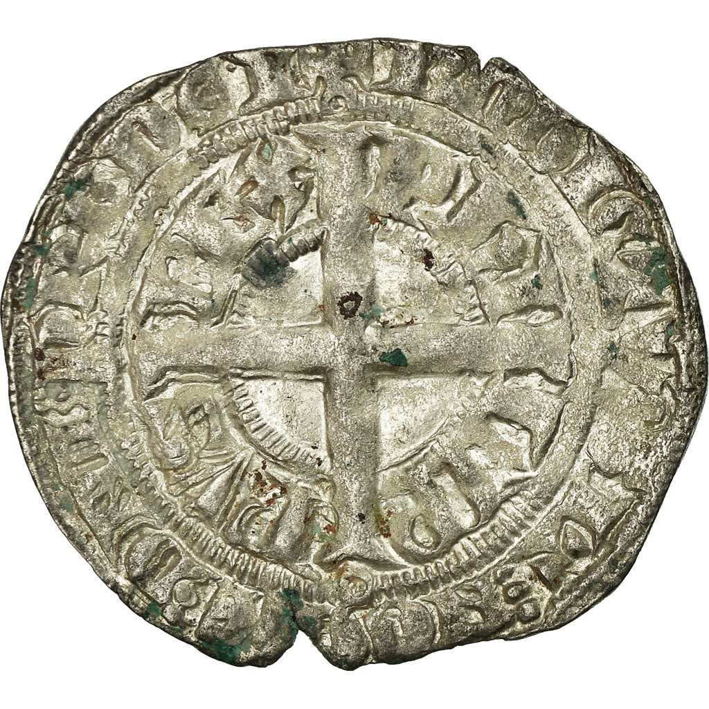Coin, France, Philippe VI, Gros à la Couronne, VF(30-35), Silver, Duplessy:262