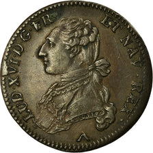 França, Louis XVI, Double Louis, 1782, Lille, Essai de frappe, EF(40-45),Copper