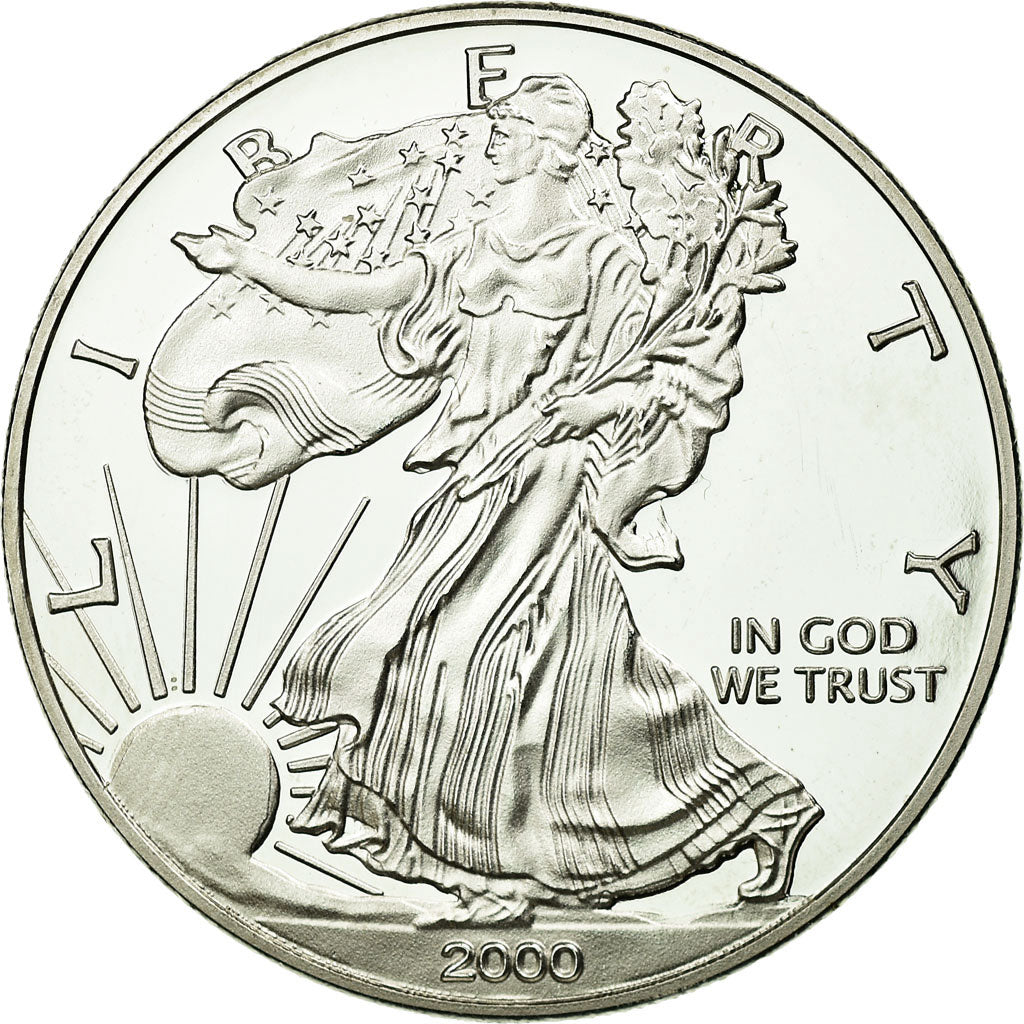 Coin, United States, Dollar, 2000, U.S. Mint, Philadelphia, MS(63), Silver