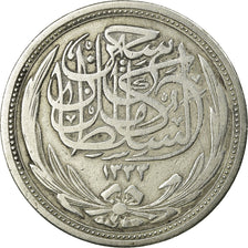 Coin, Egypt, Hussein Kamil, 10 Piastres, 1917, EF(40-45), Silver, KM:319