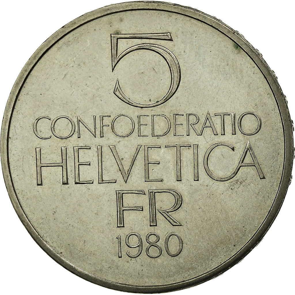 Monnaie, Suisse, 5 Francs, 1980, Bern, SUP, Copper-nickel, KM:59