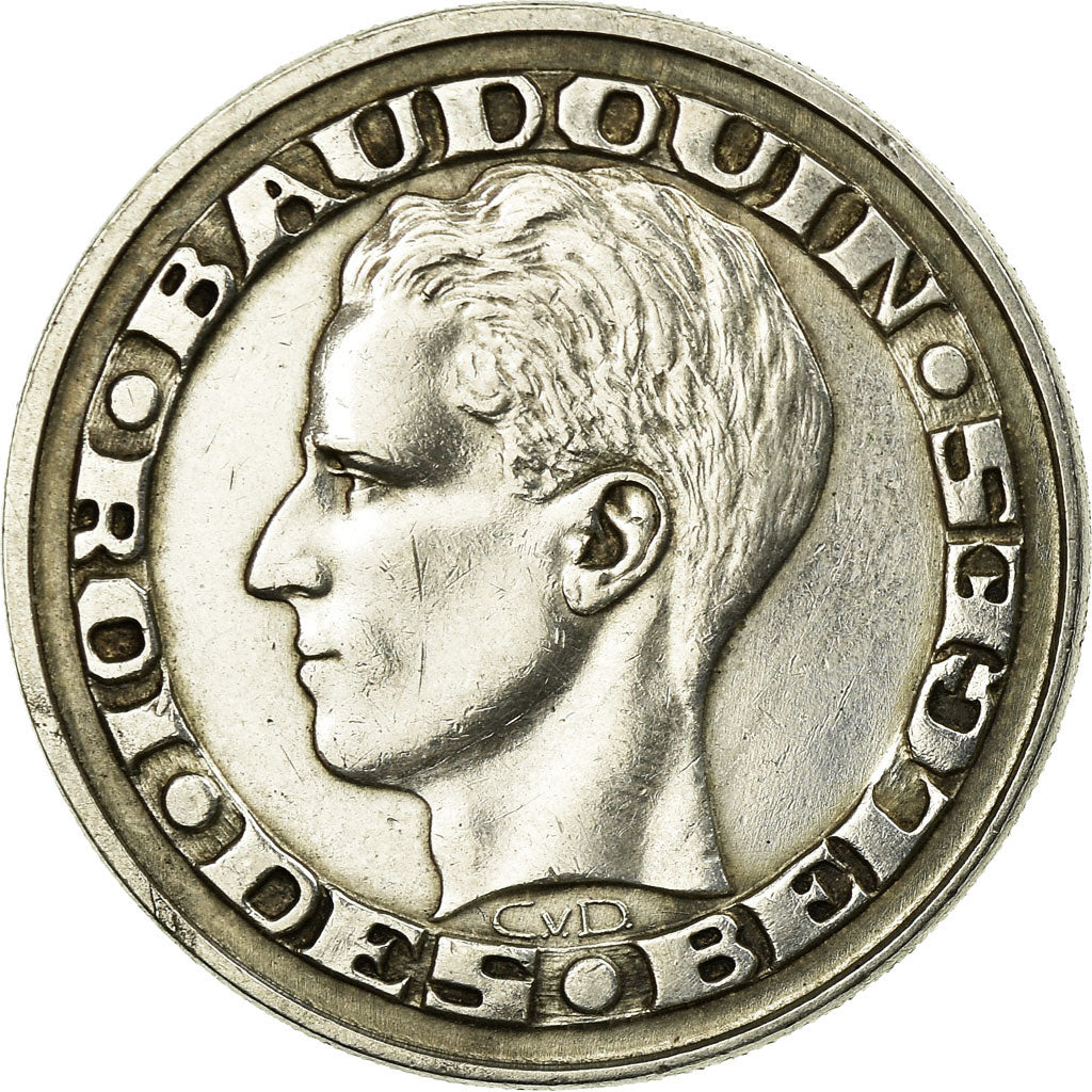 Coin, Belgium, 50 Francs, 50 Frank, 1958, EF(40-45), Silver, KM:150.1