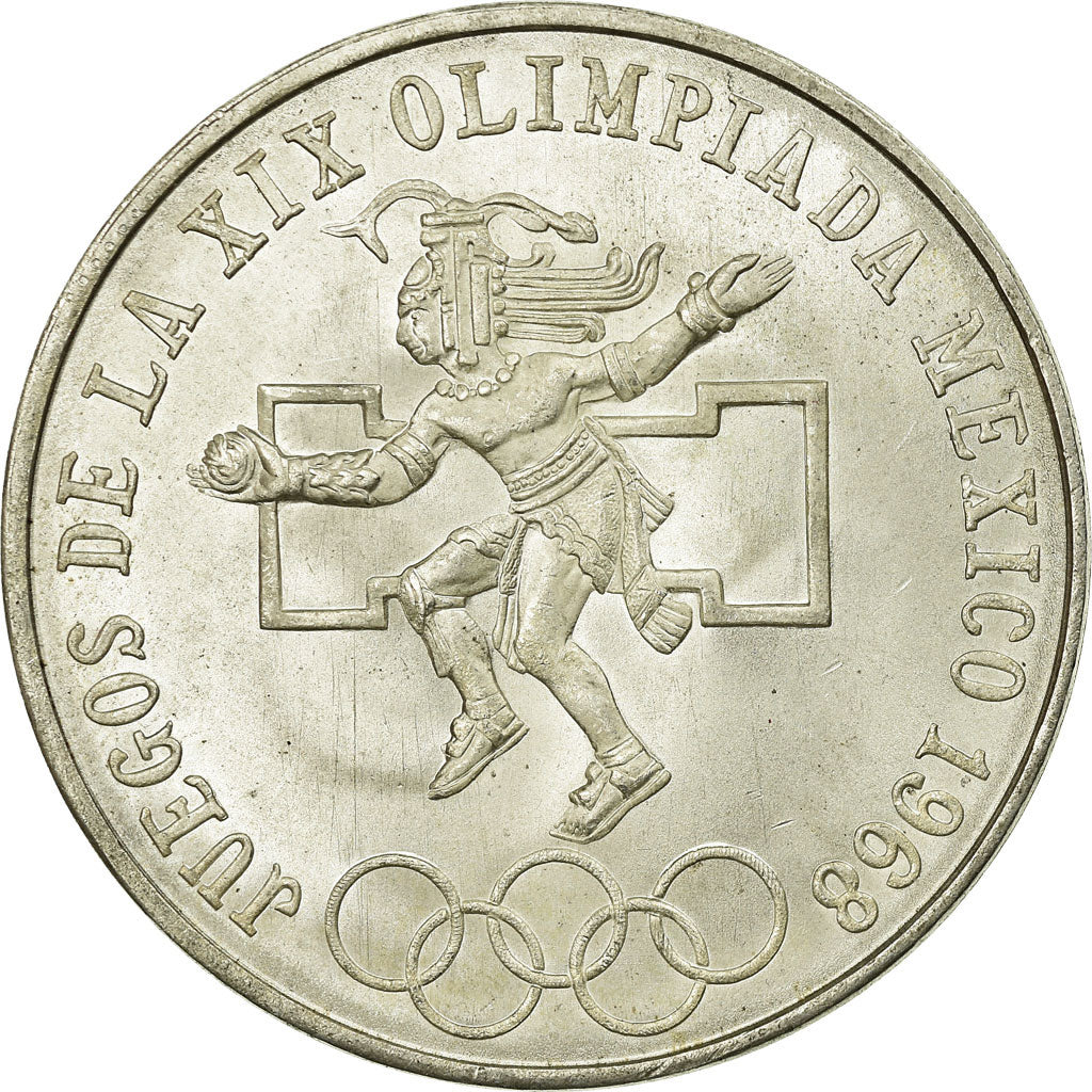 Münze, Mexiko, 25 Pesos, 1968, Mexico City, VZ+, Silber, KM:479.1