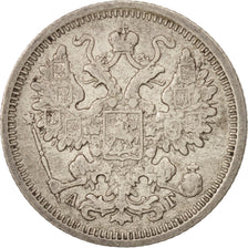 Russia, Nicholas II, 15 Kopeks, 1899, St. Petersburg, Silver, KM:21a.2