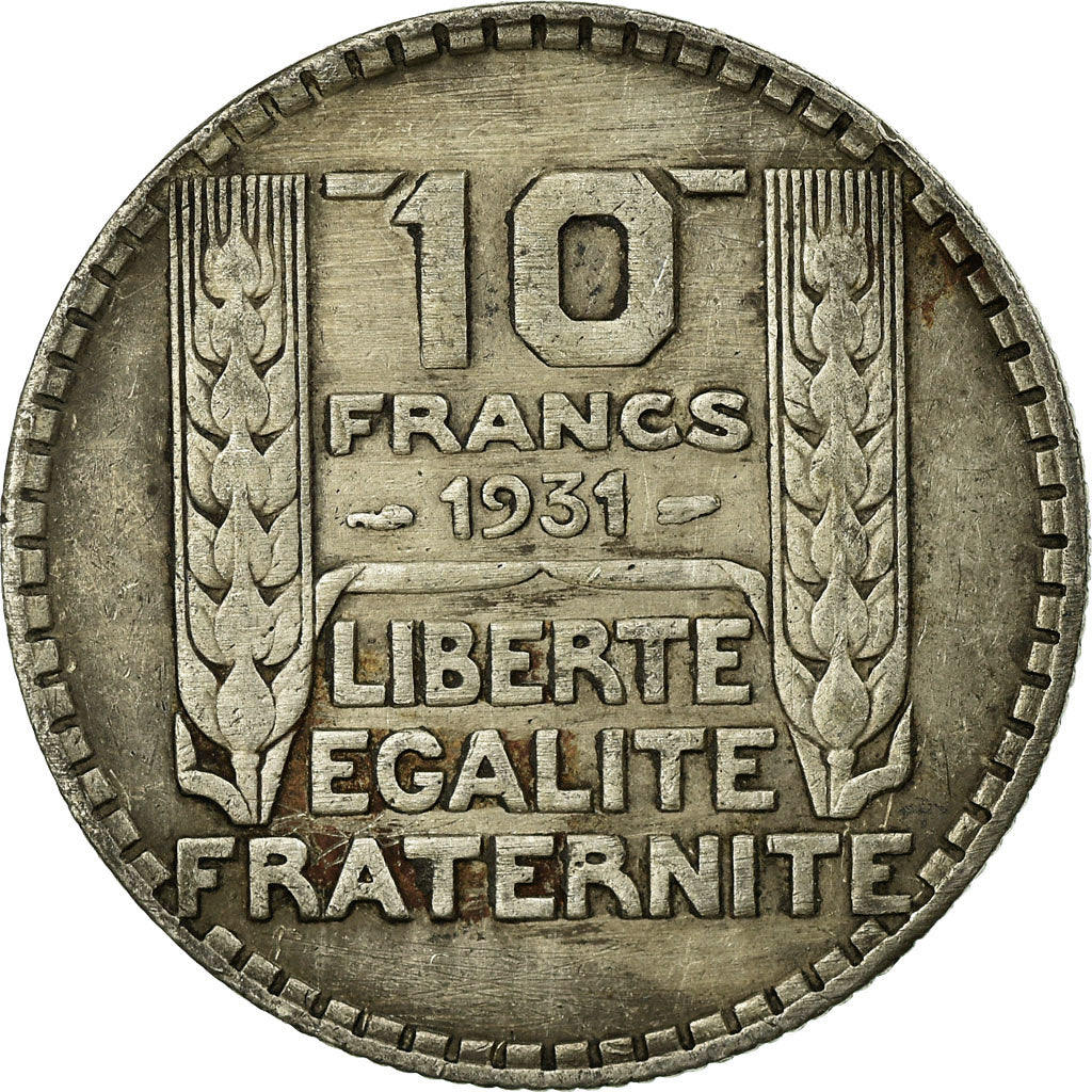 Coin, France, Turin, 10 Francs, 1931, Paris, VF(20-25), Silver, KM:878