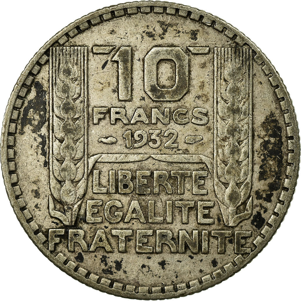 Coin, France, Turin, 10 Francs, 1932, Paris, VF(20-25), Silver, KM:878