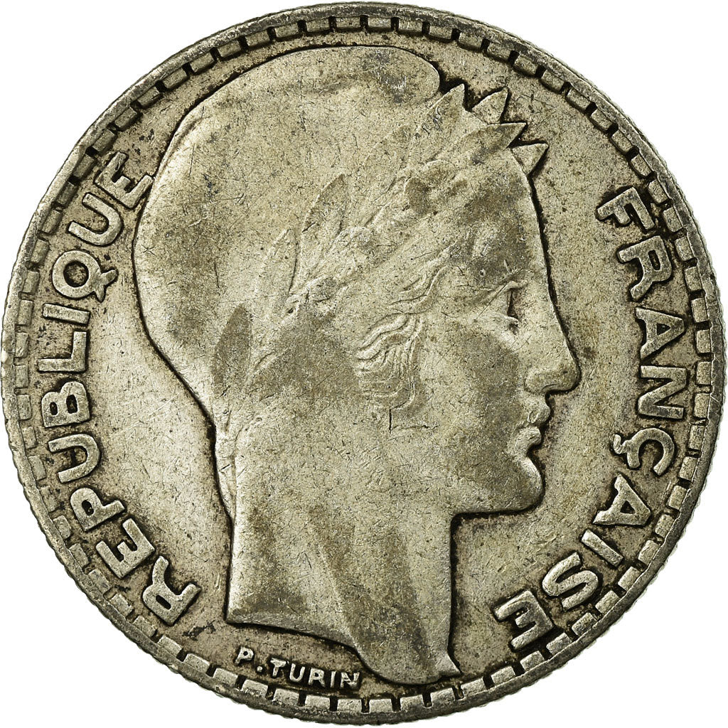 Coin, France, Turin, 10 Francs, 1933, Paris, VF(20-25), Silver, KM:878