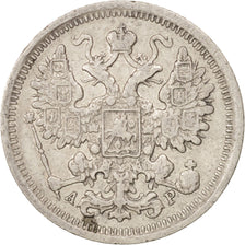 Russia, Nicholas II, 15 Kopeks, 1902, St. Petersburg, Silver, KM:21a.2
