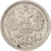 Russia, Nicholas II, 15 Kopeks, 1902, St. Petersburg, Silver, KM:21a.2
