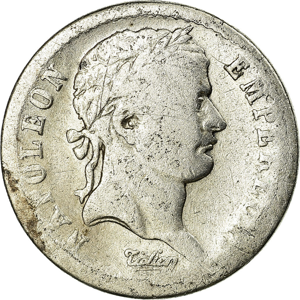 Moeda, França, Napoléon I, 1/2 Franc, 1811, Paris, F(12-15), Prata, KM:691.1