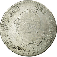 Münze, Frankreich, 30 sols françois, 30 Sols, 1791, Paris, SGE+, Silber