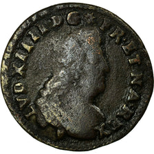 Munten, Frankrijk, Louis XIV, Deux deniers de Strasbourg, 1708 Strasbourg