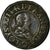 Monnaie, France, Louis XIII, Double tournois, buste juvénile, 1624 Riom