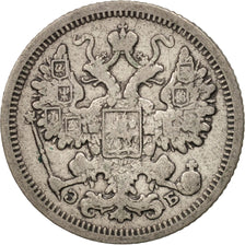 Russia, Nicholas II, 15 Kopeks, 1906, St. Petersburg, MB, Argento, KM:21a.2