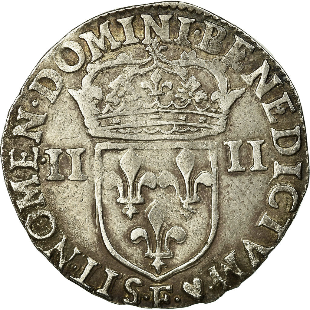 Moneta, Francja, Louis XIII, 1/4 Écu à la croix, 1/4 Ecu, 1643, Angers