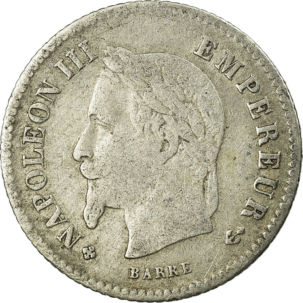 Coin, France, Napoleon III, Napoléon III, 20 Centimes, 1867, Strasbourg