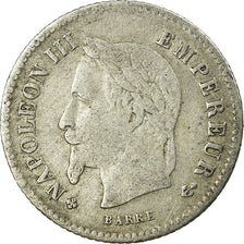 Coin, France, Napoleon III, Napoléon III, 20 Centimes, 1867, Strasbourg