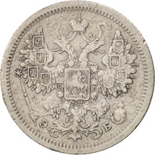 Russia, Nicholas II, 15 Kopeks, 1907, St. Petersburg, Silver, KM:21a.2
