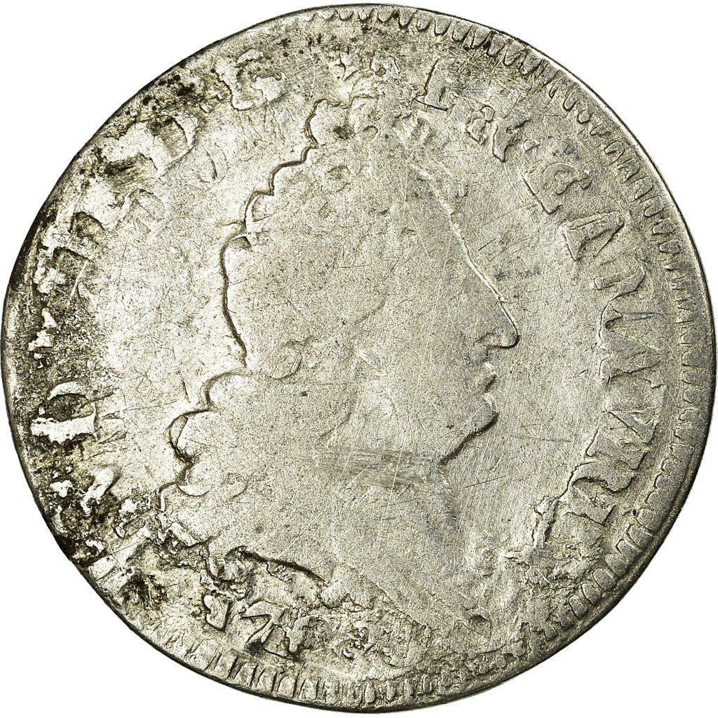 Münze, Frankreich, Louis XIV, 5 Sols aux insignes, 5 Sols, 1702 Rennes