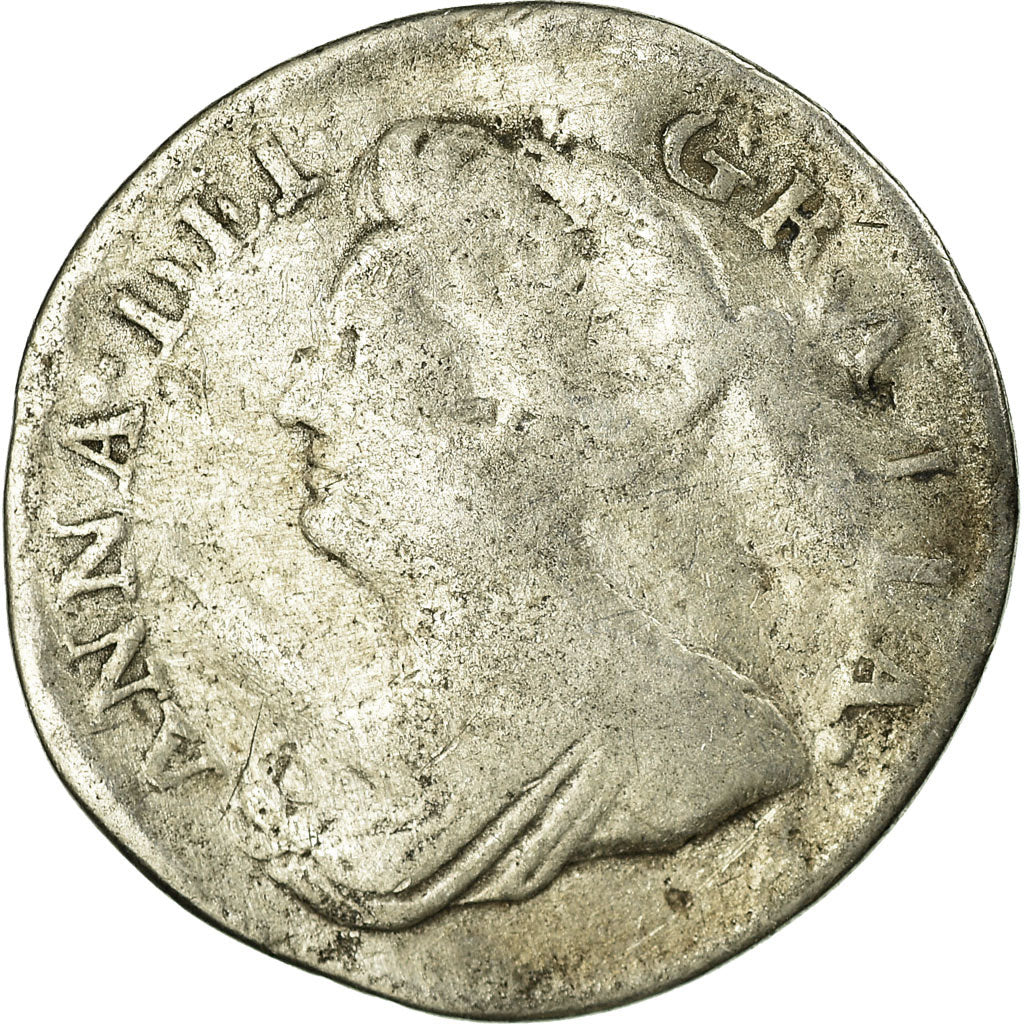 Coin, Great Britain, Anne, 4 Pence, Groat, 1708, F(12-15), Silver, KM:515