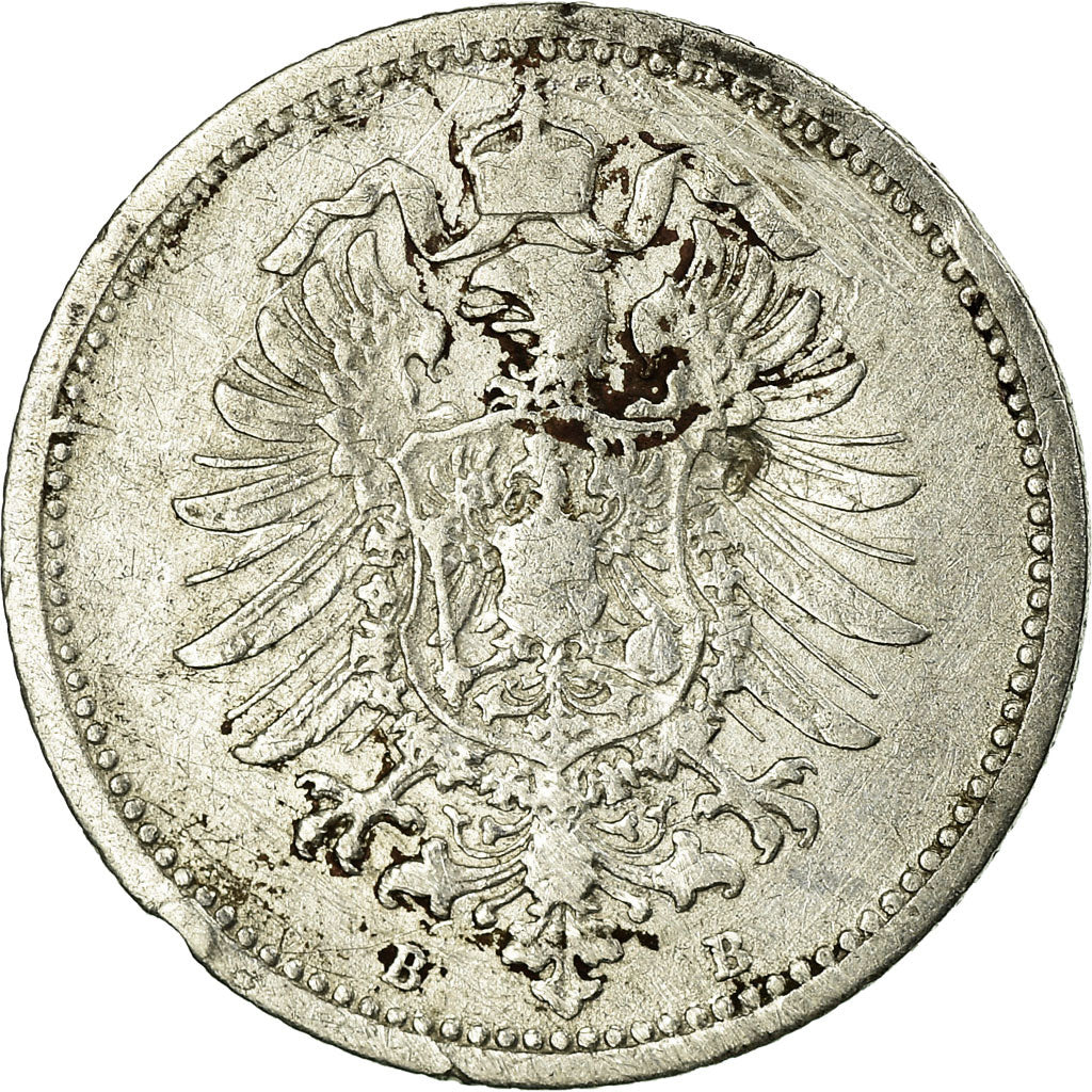 Coin, GERMANY - EMPIRE, Wilhelm I, 20 Pfennig, 1874, Hannover, VF(30-35)