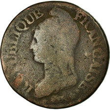 Coin, France, Dupré, 5 Centimes, 1798, Lille, VG(8-10), Bronze, KM:640.11