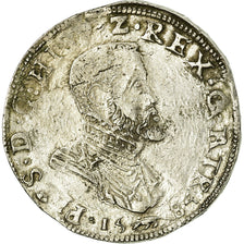 Coin, Spanish Netherlands, Artois, Philippe II, 1/2 Écu, 1/2 Ecu, 1584, Arras