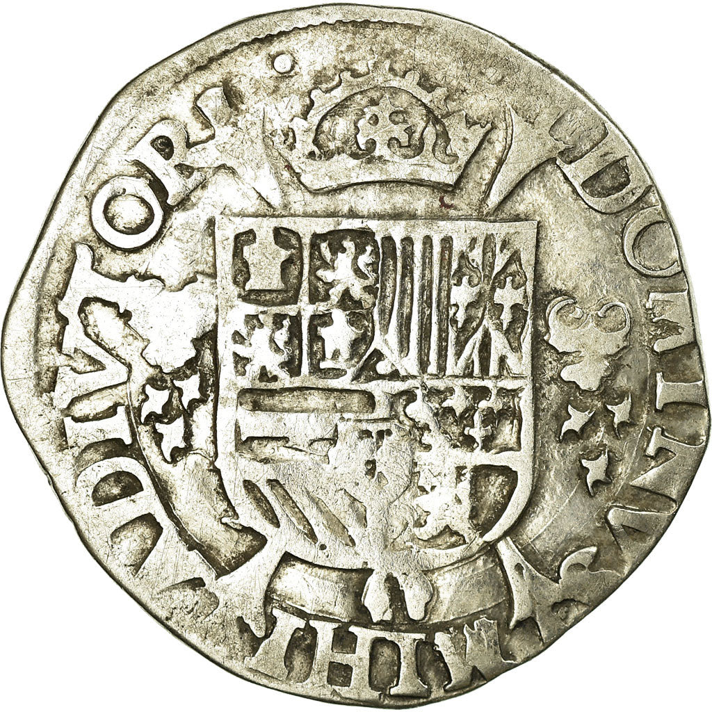 Coin, Spanish Netherlands, BRABANT, Philippe II, 1/5 Écu, 1566, Antwerp