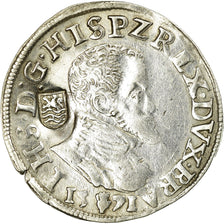 Coin, Spanish Netherlands, BRABANT, Philippe II, 1/5 Écu, 1571, Antwerp