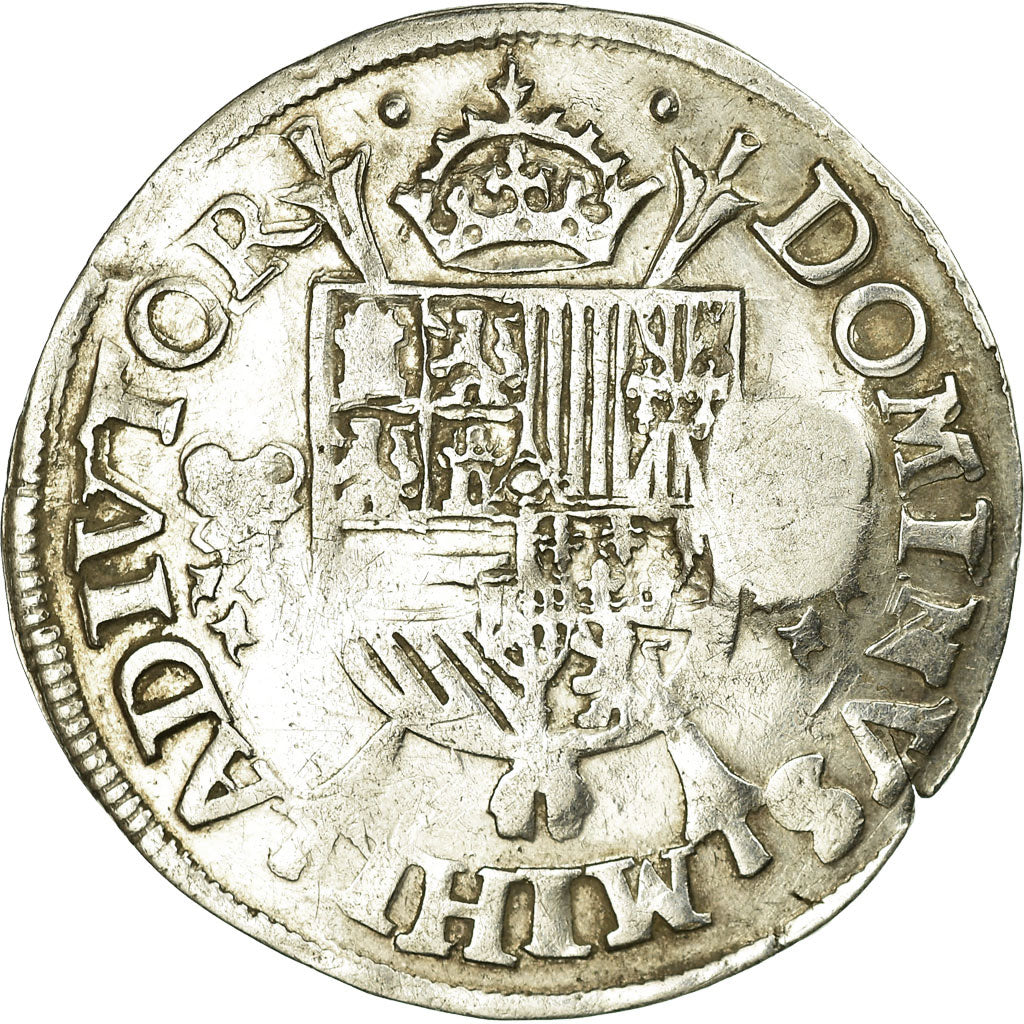 Coin, Spanish Netherlands, BRABANT, Philippe II, 1/5 Écu, 1571, Antwerp