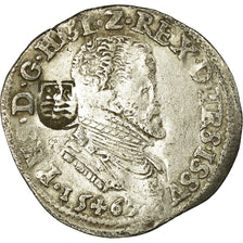 Coin, Spanish Netherlands, Philippe II, 1/5 Écu, 1567, Hasselt, EF(40-45)