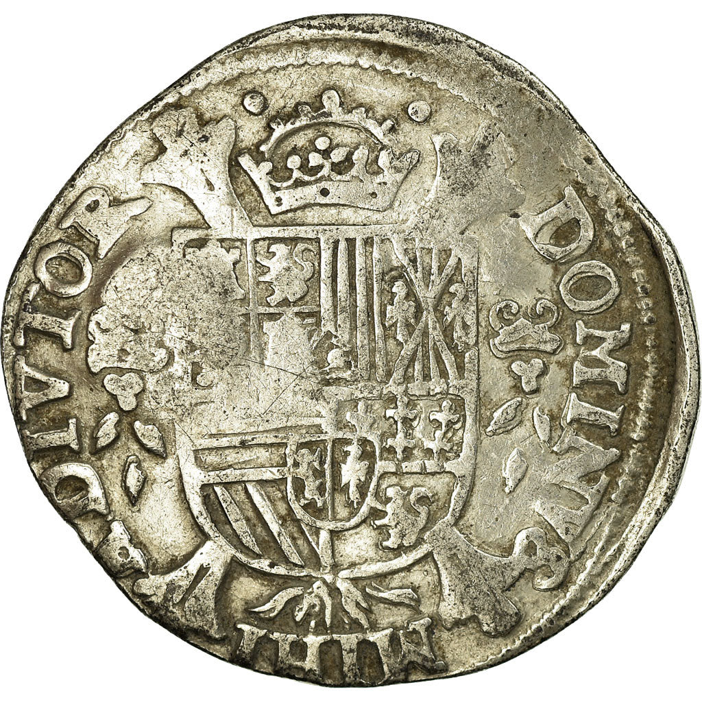 Coin, Spanish Netherlands, Philippe II, 1/5 Écu, 1567, Hasselt, EF(40-45)