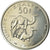 Moeda, Djibuti, 50 Francs, 1977, ENSAIO, MS(60-62), Cuproníquel, KM:E6