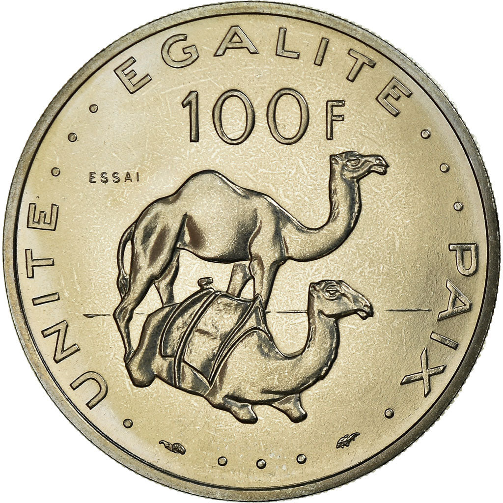 Monnaie, Djibouti, 100 Francs, 1977, SPL, Cupro-nickel, KM:E7