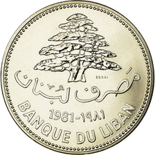 Coin, Lebanon, 10 Livres, 1981, ESSAI, MS(60-62), Copper-nickel, KM:E16