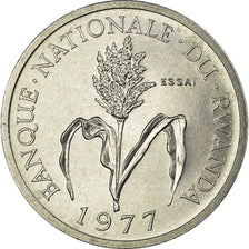 Münze, Ruanda, Franc, 1977, ESSAI, STGL, Aluminium, KM:E4