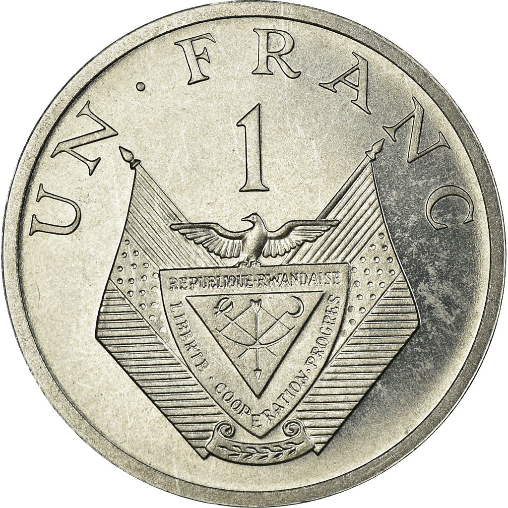 Münze, Ruanda, Franc, 1977, ESSAI, STGL, Aluminium, KM:E4