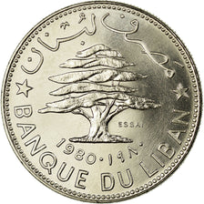 Coin, Lebanon, 50 Piastres, 1980, Paris, ESSAI, MS(65-70), Nickel, KM:E14