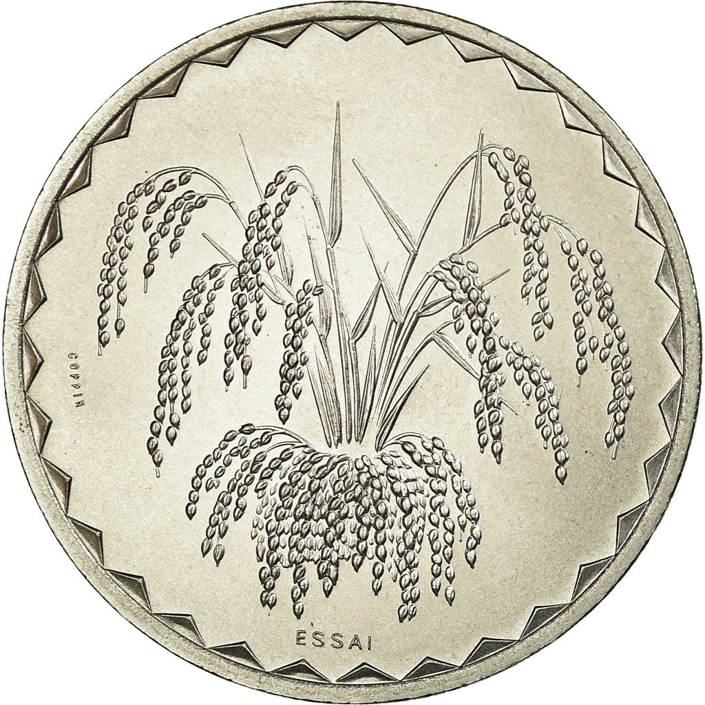 Coin, Mali, 25 Francs, 1976, Paris, ESSAI, MS(63), Aluminum, KM:E4