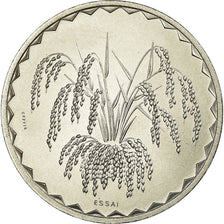 Coin, Mali, 25 Francs, 1976, Paris, ESSAI, MS(63), Aluminum, KM:E4