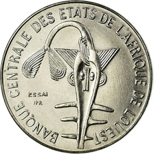 Coin, West African States, Franc, 1976, Paris, ESSAI, MS(63), Steel, KM:E8
